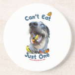 Can't Eat Just One Bird Dog Drink Coasters