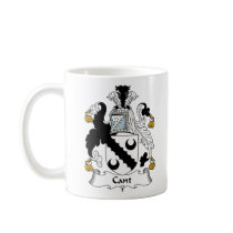 Cant Family Crest mugs