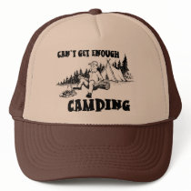 Cant Get Enough Camping hats by CabinCrazyOne Cant Get Enough Camping hats