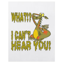 cant hear you ignoring dragon cartoon personalized flyer