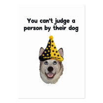 Can't Judge A Person Business Card Template