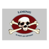 Can't Lose Pirate Skull Business Card
