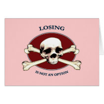 Can't Lose Pirate Skull Card