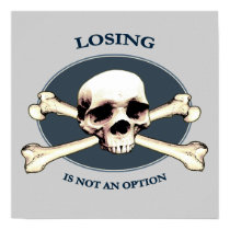 Can't Lose Pirate Skull Print
