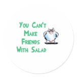 Can't make friends with salad