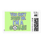 Can't Scare Me I'm A Goalie stamps