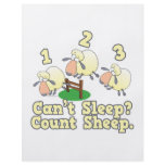 cant sleep count sheep cute cartoon design flyers