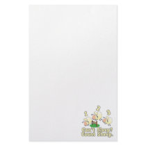 cant sleep count sheep cute cartoon design stationery paper