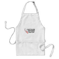 Can't Slide Anything Past Us! aprons