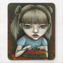 can't stop knitting mousepad