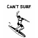 Can't surf t-shirts by whatever1274 Can't surf t-shirts