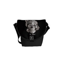 Can't tie me down nautical skull bag. messenger bags
