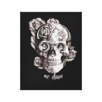 Can't tie me down Nautical skull canvas art. canvas prints