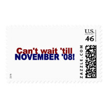 Can'T Wait To Vote Stamp