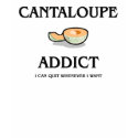 Cantaloupe Addict t-shirts by foodshirts Cantaloupe Addict t-shirts
