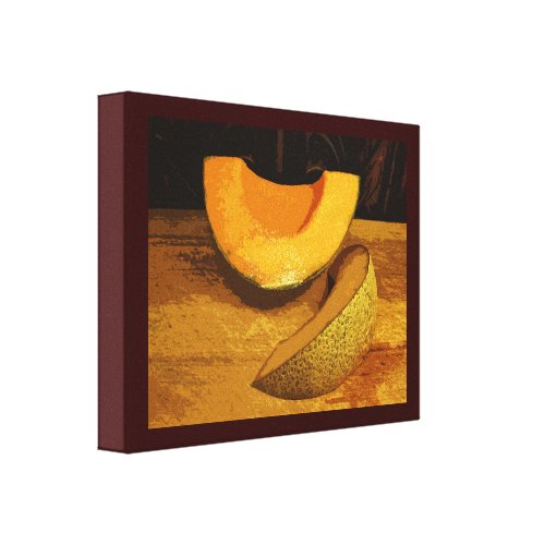 Cantaloupe Gallery Wrapped Canvas