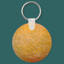Cantaloupe Watercolor - Key Chain keychains