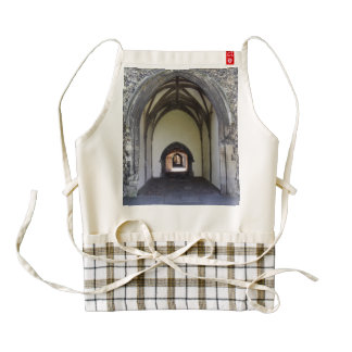 Canterbury Cathedral cloister Zazzle HEART Apron