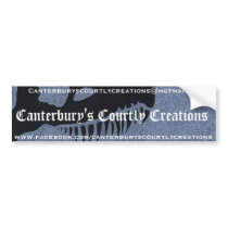 Canterbury's Courtly Creations Bumper Stickers
