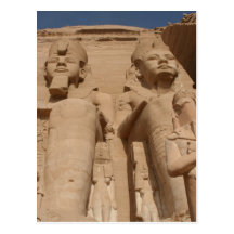 cantería del simbel del abu tarjetas postales