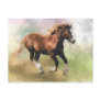 Cantering foal postcard