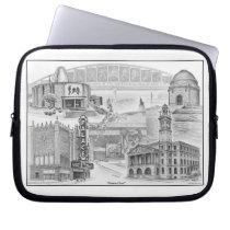 Canton, OH Stark County Landmarks Laptop Sleeve laptop sleeves