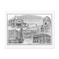 Canton, OH | Stark County Ohio Landmarks Postcard