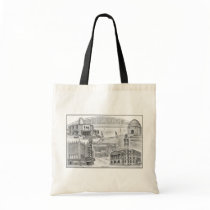 Canton, OH | Stark County Ohio Landmarks Tote Bag bags
