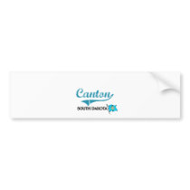 Canton South Dakota City Classic Bumper Stickers
