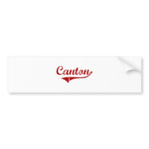 Canton South Dakota Classic Design Bumper Sticker