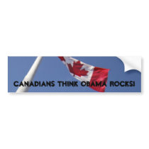Canucks like Obama bumper sticker bumper stickers