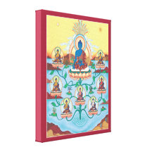 CANVAS - 8 Medicine Buddhas - Masters of Healing Canvas Print