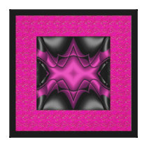 Canvas Abstract Art Pink Black Grey canvas prints