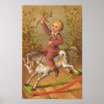 CANVAS ARTWORK - 1800s ART FROM CHROMOLITHOGRAPH posters