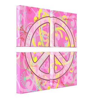 CANVAS ARTWORK - SEPARATED PEACE - WALL DECOR wrappedcanvas