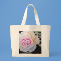 Canvas bag- ladies feminine rose design bags