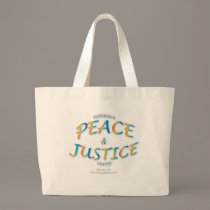 Canvas Bag - Peace and Justice by PPJC_Products Canvas Bag - Peace and Justice