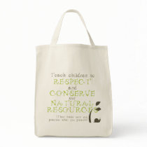 Canvas Bag with Original Environmental Message bags