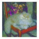 Canvas Cat Print