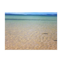 Canvas: clear blue sea stretched canvas print