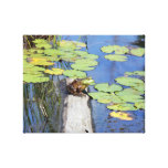 Canvas - Lily Pad Frog Stretched Canvas Print