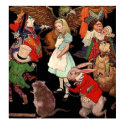 Canvas Poster Alice In Wonderland print
