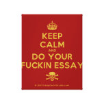 do your essay
