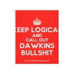 [Crown] keep logical and call out dawkins bullshit  Canvas Print