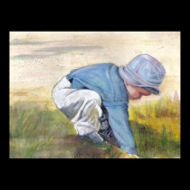 Canvas print child painting