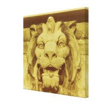 Canvas print - Lion's head