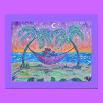Canvas Print- Tropical Martini posters