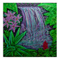 Canvas print- Waterfall in the Rainforest by rlwinkelmann Canvas print- Waterfall in the Rainforest