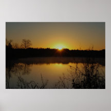 Canvas Print Wintery Sunrise