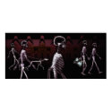 Canvas Print X-Ray Skeletons Midnight Stroll by VoXeeD Canvas Print X-Ray Skeletons Midnight Stroll